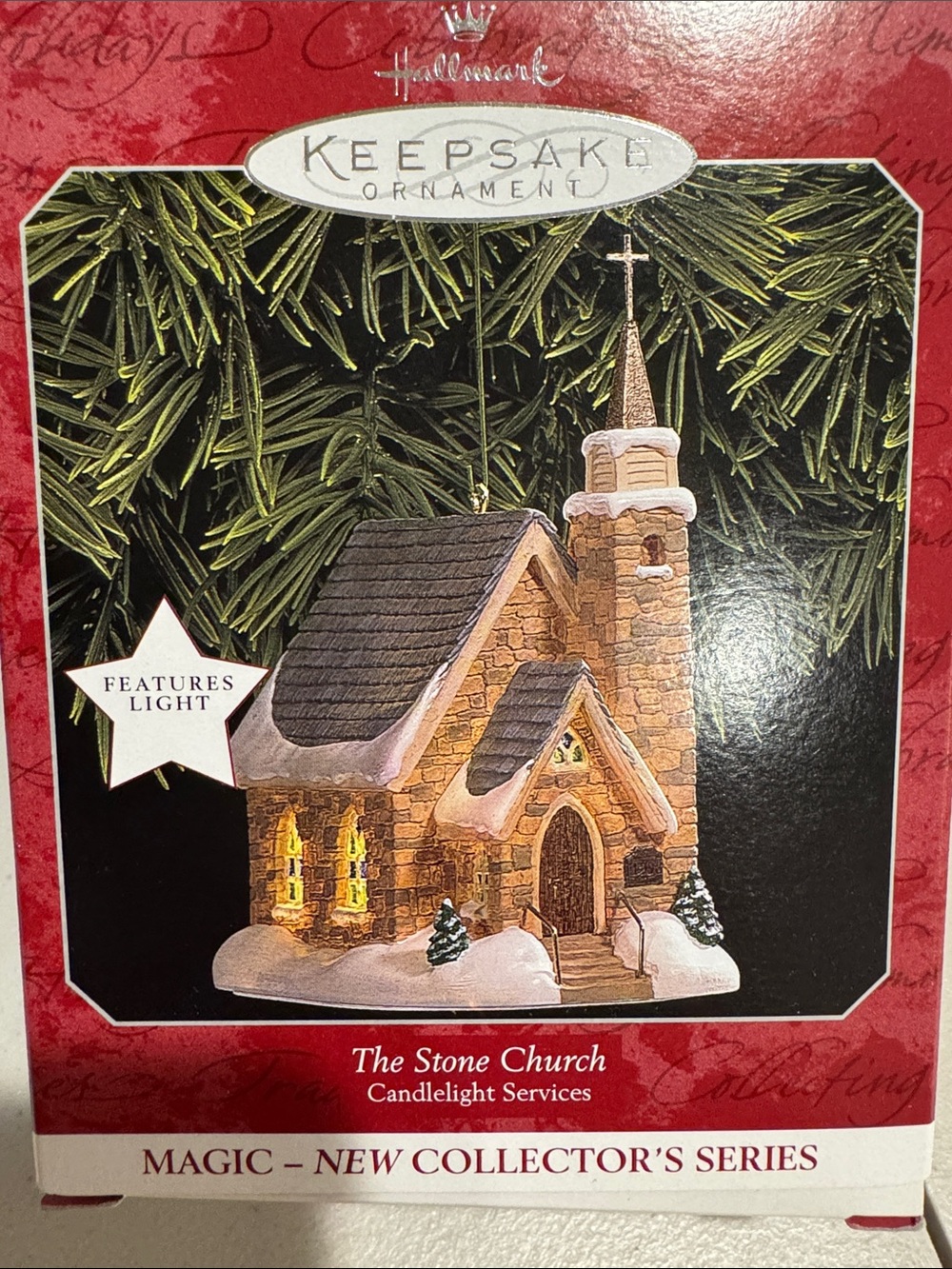 Hallmark Stone Church Ornament